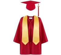 Gentleman Outfit Baby 2021 Abitur Asilo Shawl Cap Set Abbigliamento Prescolare Task Abiti & Set Leone Costume Bambino, Colore: rosso, 30 cm