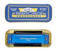 Gentlemen's Hardware Armonica diatonica con spartito e scatola di latta, 10 fori, classica