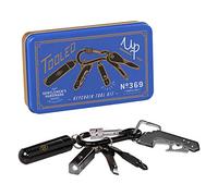 Gentlemen's Hardware Everyday Keychain Tool, Kit di Attrezzi Portachiavi per Uso Quotidiano Unisex-Adulto, Nero, Taglia Unica