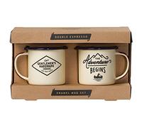 Gentlemen's Hardware GEN083UK, Set Espresso Uomo, Crema, 2 unità (Confezione da 1)