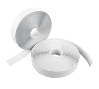 Gentpovth 2 pezzi adesivo forte Nastro Biadesivo per Tessuti Hook Loop,Feltro Adesivo Forte Tessuto,8m X 20mm,per Lavori di inestre,Cornici Foto,Zanzariere,Tappetini Auto, Lavori Manuali