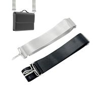 Gentpovth 2 pezzi Cinghia per Borsa a Tracolla Larga 3,8cm, Larga di Ricambio Cinghie Regolabili, Tracolla di Ricambio Universale per Bagagli, Con Gancio Girevole Metallo, per Laptop, Borsa a Tracolla