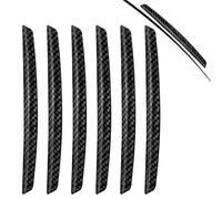 Gentpovth 6 Pezzi Paracolpi Portiere Auto Proteggi Portiere, Fibra di Carbonio Auto Car Door Bump Protector Sticker, Dispositivi di Protezione per Bordi Della Portiera dell’auto,per Porte Auto,Garage