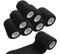 Gentpovth Set da 8 Rotoli di Benda Elastica Coesiva, 7,5cm x 4,5m, Benda Elastica Coesiva Non Tessuto Benda,qualità professionale,Bendaggio Sportivo per Mani,Piedi,Ginocchia,Braccia