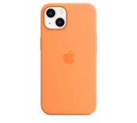 Genuine Apple iPhone 13 Cover Silicone Magsafe Back Case Marigold (Arancione)