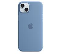 Genuine Apple iPhone 15 Plus Cover In Silicone Winter Blue - Nuovo
