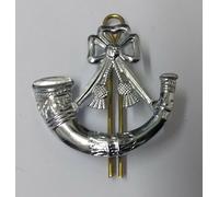 Genuine British Light Infantry Cap Badge in Metallo LI - New
