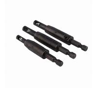Genuine CC2430 VIX Bit Autocentrante Drill Bit Set 3/32", 7/64", 1/8" fit 1/4" Bosch Clic-Change Hex Shank Trapano, #6 8 10 Punta da trapano autocentrante per cerniera Centro di ricerca punta per