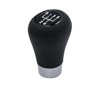 Genuine Leather Gear Shift Knob, Premium Manual Transmission Replacement, Sporty Ergonomic Design with Adapter for Sport Sedans and Coupes(A - 5 Speed)