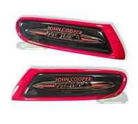 Genuine MINI John Cooper Works F57 Inserti Laterali In Cromo Nero JCW