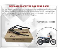 Genuine Royal Enfield Bear 650 "Black Top Box Rear Rack"