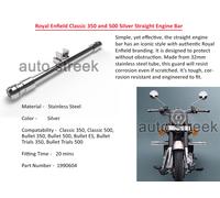 Genuine Royal Enfield Classic 350 E 500 Barra Dritta Parafango Motore Argento