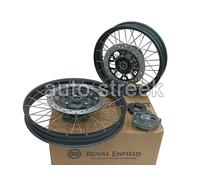 Genuine Royal Enfield Himalayan 450 Nero Oliva Cerchi Tubeless A Raggi