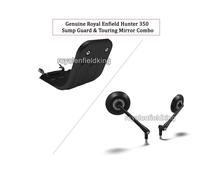 Genuine Royal Enfield Hunter 350 Sump Guard E Touring Mirror Combo