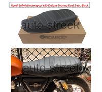 Genuine Royal Enfield Interceptor 650 "Deluxe Touring Dual Seat, Nero"