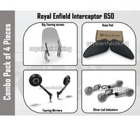 Genuine Royal Enfield Interceptor 650 "Pacchetto Combo Di Accessori 4 Pz CP-13"