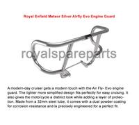 Genuine Royal Enfield Meteor 350 Airfly Evo Parafango Motore Argento