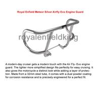 Genuine Royal Enfield Meteor 350 Colore Argento AIRFLY EVO Parafango Motore