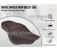 Genuine Royal Enfield Nuova Bullet 350 Marrone Touring Doppio Sedile