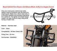 Genuine Royal Enfield Meteor 350 Airfly Evo Parafango Motore Nero