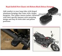 Genuine Royal Enfield Nuova Classic 350 Rinasce "Black Deluxe Pedane LH & RH"