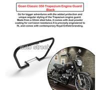 Genuine Royal Enfield "Paraurti Motore Trapezio Nero" Per Goan Classic 350