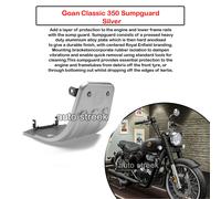 Genuine Royal Enfield "Sumpguard Argento" Per Goan Classic 350
