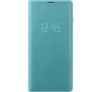 Genuine Samsung Galaxy S10 Cover Custodia Portafoglio LED Verde Nuova