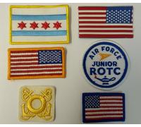 Genuine USA Security Forces Set Patches Assortiti X 40 Gradi Cucire US1X