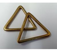 Genuine Vintage Military Issue Brass Bandolier Pouch Triangle Loop X2 STD232