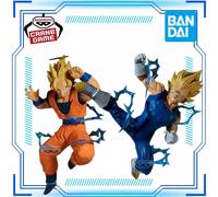 Genuino BANDAI Dragon Ball Z Match Makers Rivals 2 Goku e Vegeta Figure Set con effetti fulmini Squisito ornamento da collezione
