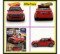 Genuino Hot Wheels Premium Boulevard pressofuso in scala 1:64 modello di auto Lancia Delta Integrale veicolo in lega giocattoli da collezione regalo per ragazzi