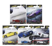 Genuino Hot Wheels Premium Car Culture Icone Timeless Ragazzi Giocattoli 1:64 Diecast Ferrari Porsche Nissan Koenigsegg Lexus Modello Regalo