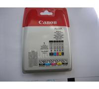 Genuino Originale Canon CLI-571 C Ymbk + PGI-570 Pgbk per Pixma MG-5750 MG-7700