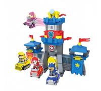 Genuino Paw Patrol Toy Team Quartier generale Torre Squadra di salvataggio Cavaliere Stile Anime Figura Chase Marshall Buildup Rebound Car Toys