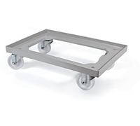 GENUS DEI carrello per cassetta portaimpasto colore grigio. Portata 250 kg.