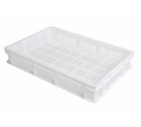 Genus dei cassetta 60x40x10 per asciugatura pasta con fondo e pareti forate
