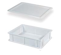 GENUS DEI Cassetta PORTAIMPASTO Coperchio Flip-Top Modern Practical 60x40x10 Sca