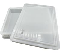 GENUS DEI x F.LLI FONTANA HOTELLERIE | Cassetta per Lievitazione Pizza E Pane | | Contenitore Cibo per Impasto | Cassetta Portaimpasto | 30x40x7 h