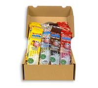 Genussleben Scatola con 4 diverse cannucce QuickMilk da 5 pezzi, 100 cannucce in