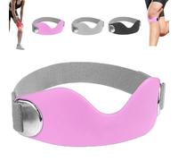 Genuvamed Patellar Band Knee Brace, Genuvamed Knee Wraps, Adjustable Non-slip Silicone Patellar Strap, Compression Breathable 3D Silicone, All-Day Support Secure Fit for Work Fitness (purple)