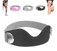 Genuvamed Patellar Band Knee Brace, Genuvamed Knee Wraps, Adjustable Non-slip Silicone Patellar Strap, Compression Breathable 3D Silicone, All-Day Support Secure Fit for Work Fitness (black)