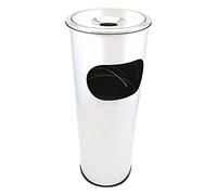 Genware nev-at-bin in acciaio INOX da pavimento posacenere/Bin