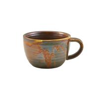 Genware Terra Porcellana Rustico Rame Tazzine Caffè 285 ml Capacità 260 mm Altezza - Confezione da 6 - Tazzine da Caffè Pomeriggio Tea Service