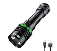Genwiss 2000 Lumen Torcia subacquea, Torcia subacquea 150M Luci subacquee IPX8 Torcia impermeabile Luce subacquea LED Luci subacquee per torce subacquee in profondità di notte