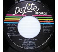 Genya Ravan 45 Feel The Bisogno IN Me W/ Disco Version On De-Lite Etichetta Mint