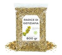 Genziana Radice Tisana 800gr | Con Proprietà Digestive e Depurative, si Distingue per il Sapore Intenso e Amaro Caratteristico della Radice Naturale