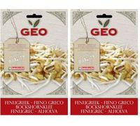 Geo Fieno Greco Semi da Germoglio, Marrone, 12.7x0.7x20 cm (Confezione da 2)