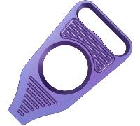 Geo Knife Vector Titanium Material, Anodized Purple Finish Pry-bar GEO2512D