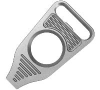 Geo Knife Vector Titanium Material, Stonewash Finish Pry-bar GEO2512A